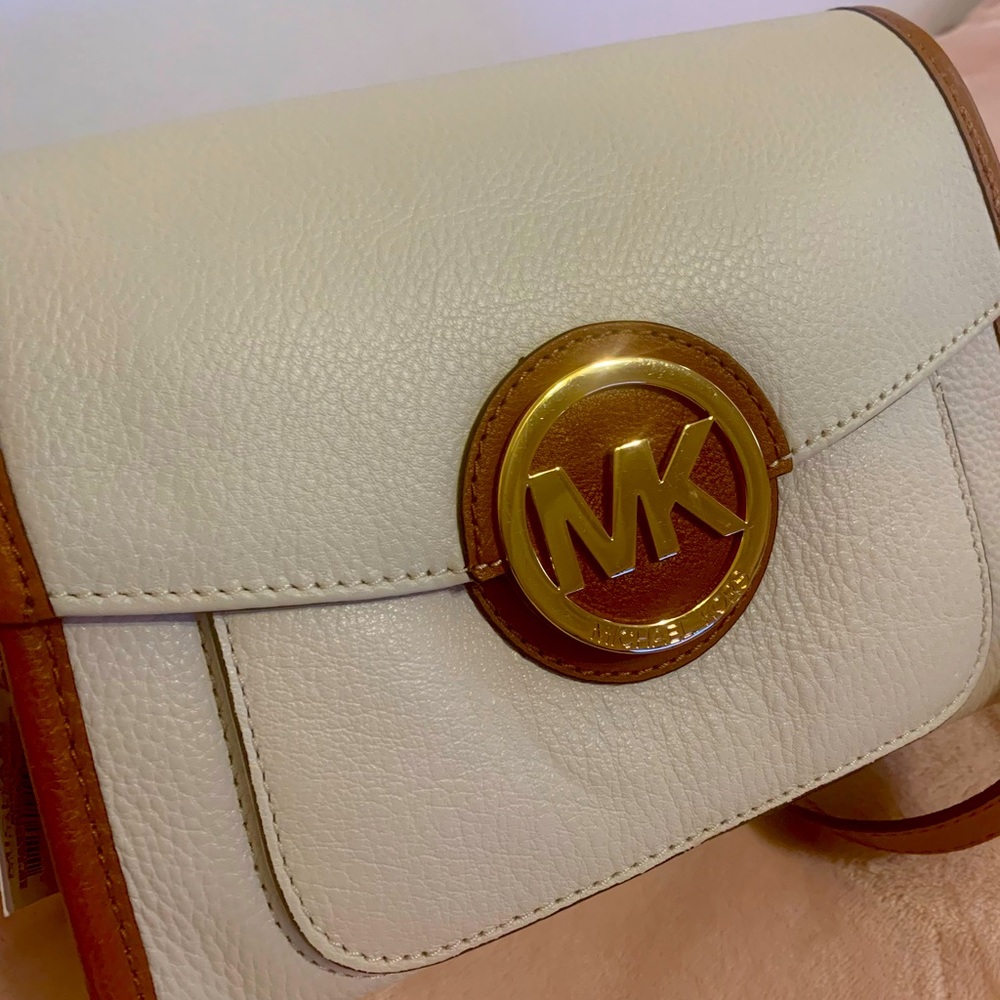Leather Michael Kors Crossbody Handbag